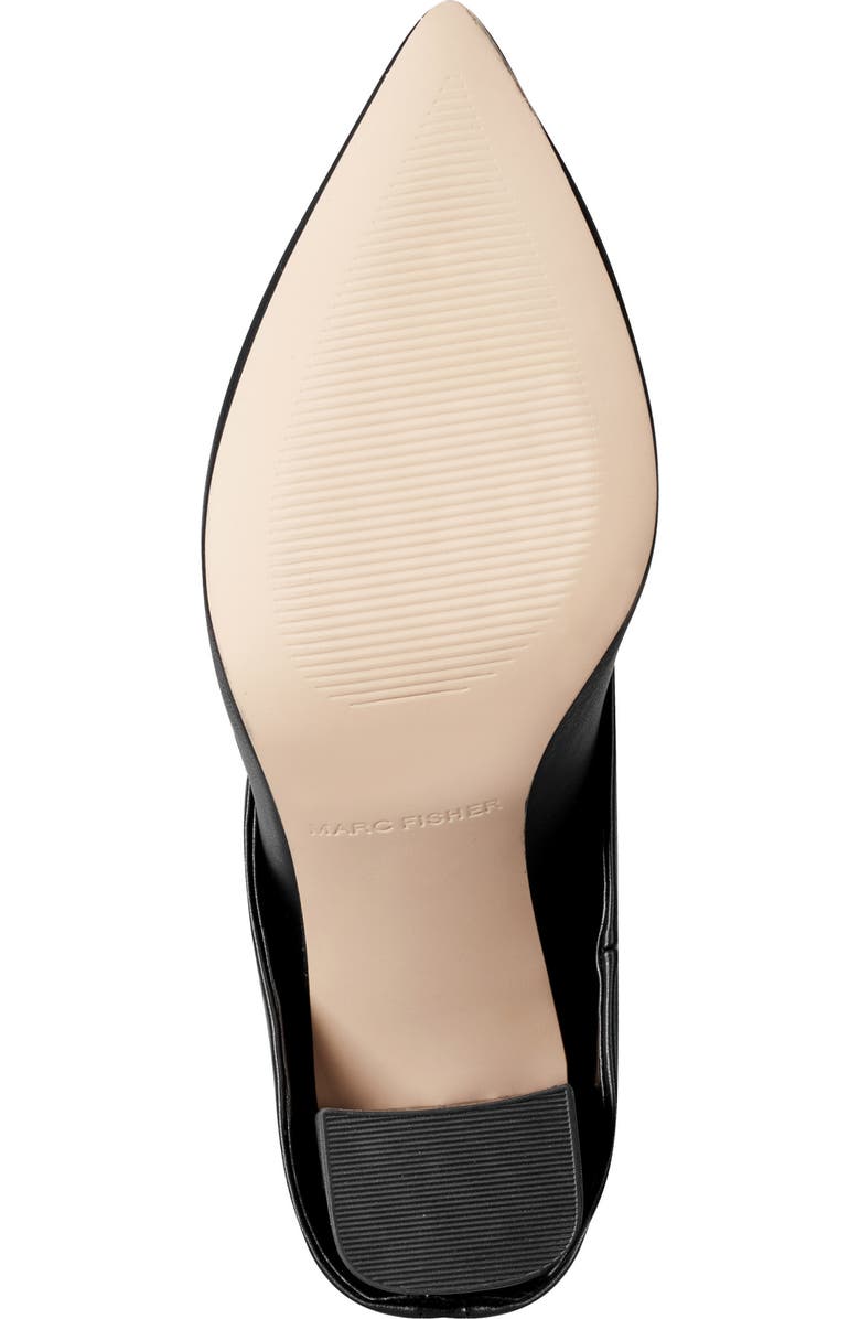 Marc Fisher Foldover Block Heel Boot, Alternate, color, Black