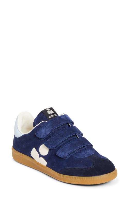 Isabel Marant Beth High Top Platform Sneaker In Blue