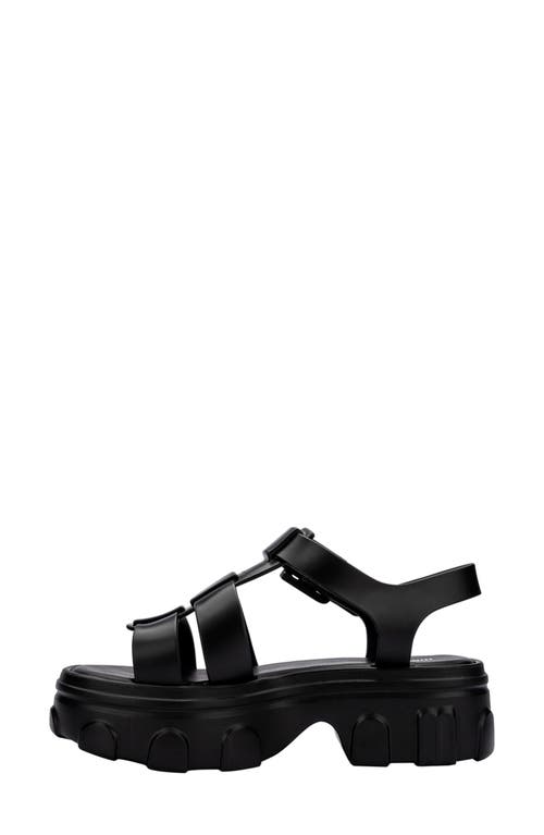 Shop Melissa Ella Ankle Strap Platform Sandal In Black