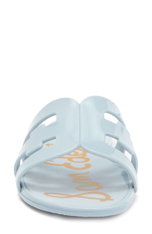 Sam Edelman Bay Jelly Slide Sandal Cape Blue Jelly In Cape Blue