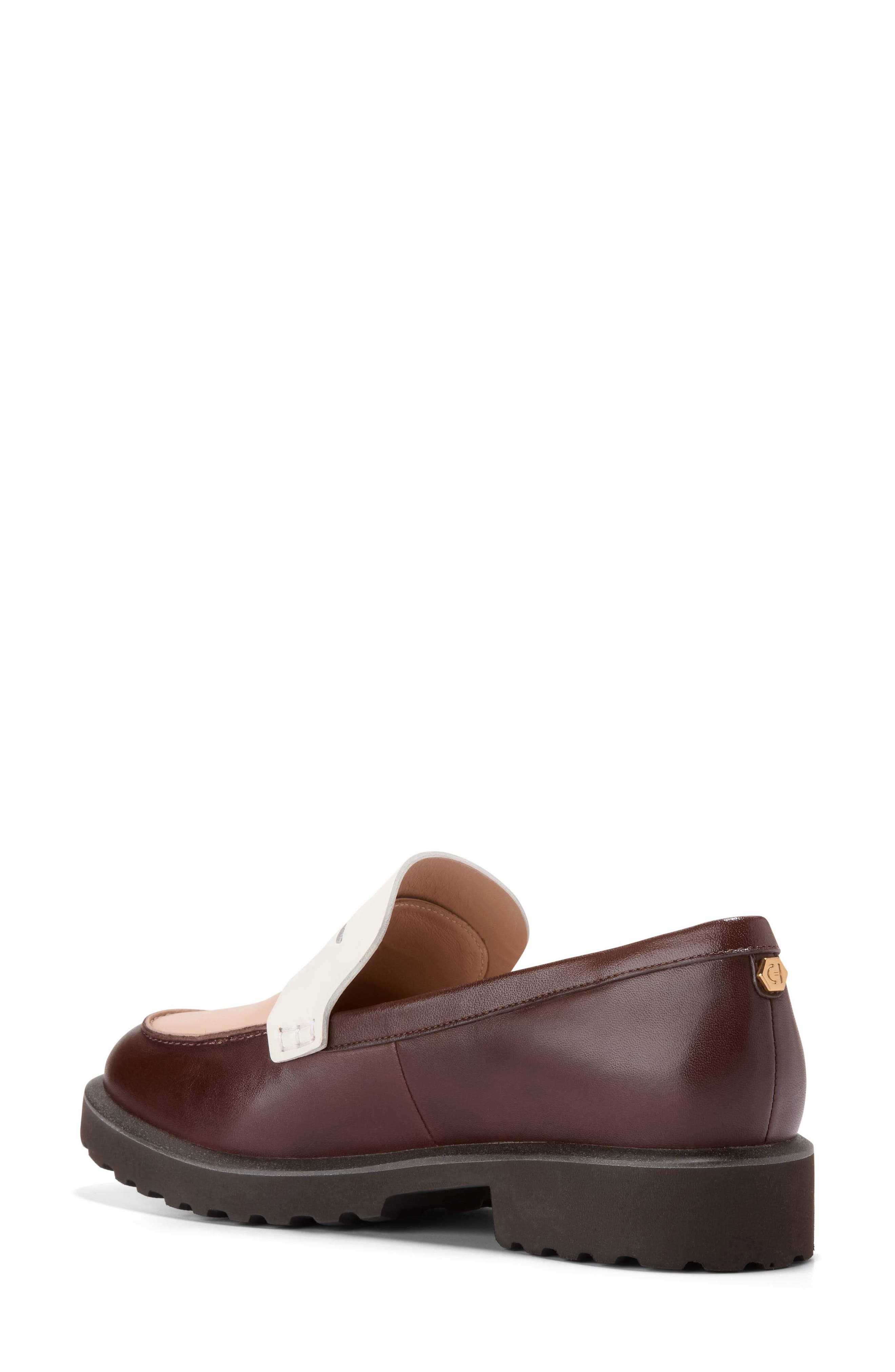 Geneva Platform Penny Loafer, Alternate, color, MADIERA