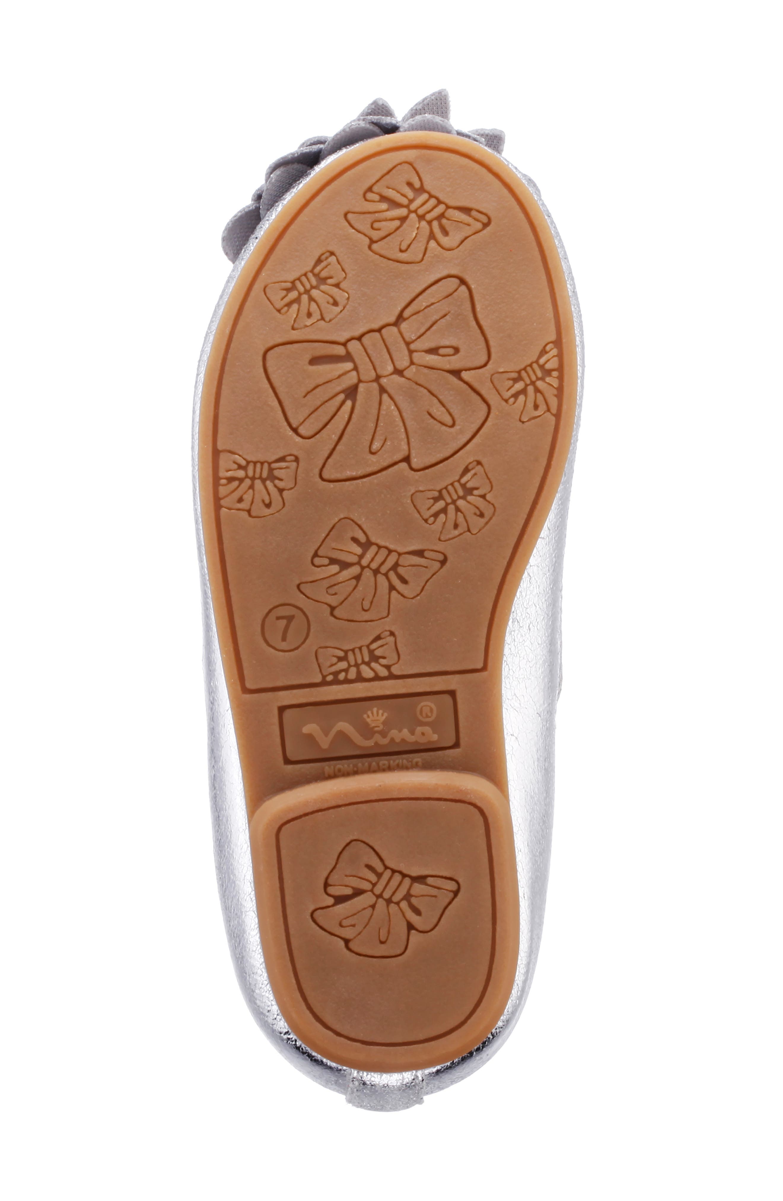 Jeanesse Metallic Ballet Flat, Alternate, color, SILVER METALLIC