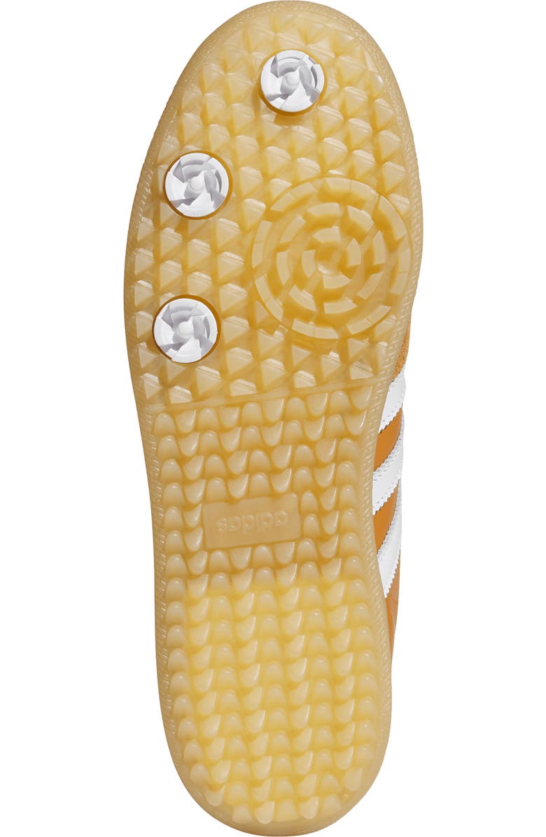 adidas Golf Gender Inclusive Samba Spikeless Golf Shoe, Alternate, color, Rusora/Ftw