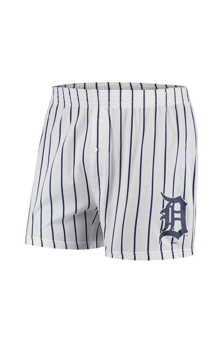 CONCEPTS SPORT Men's Concepts Sport White Detroit Tigers Vigor Boxer Shorts, Alternate, color, White