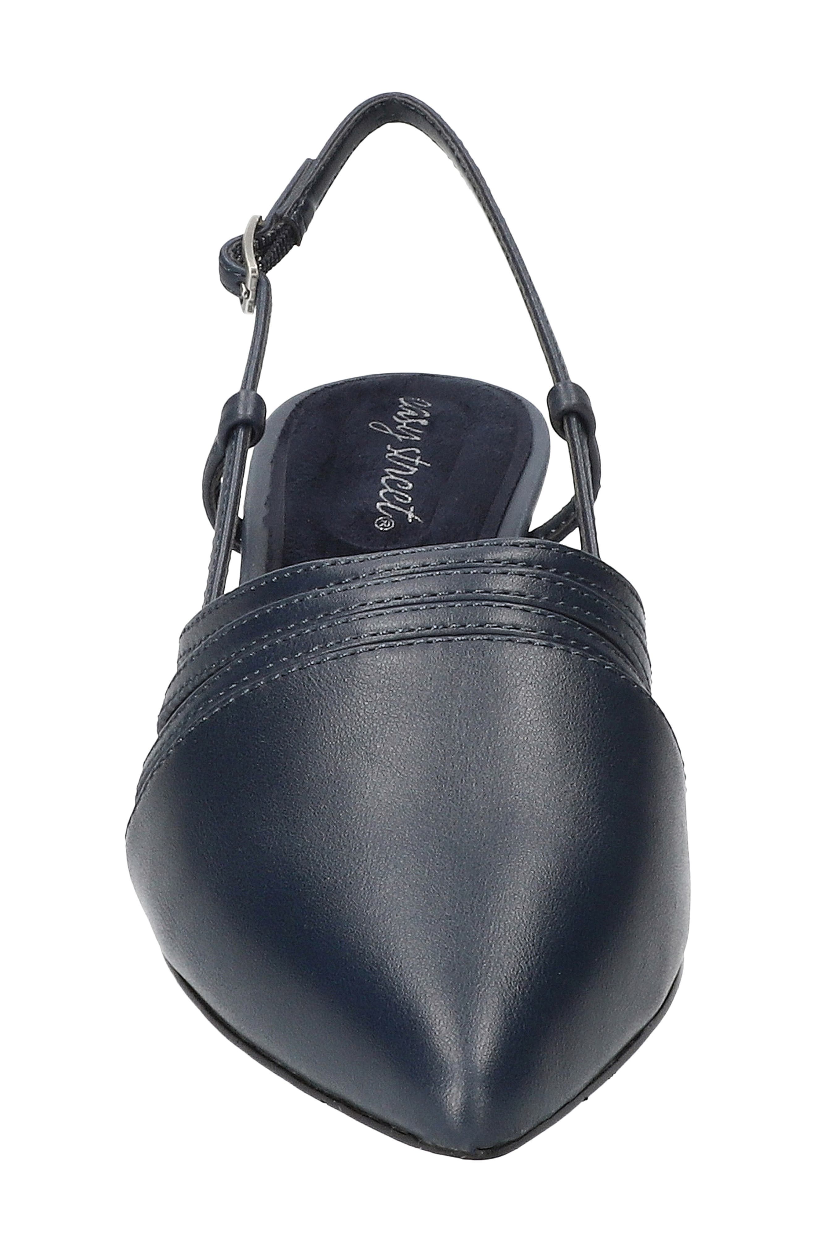 Aura Slingback Pump, Alternate, color, NAVY