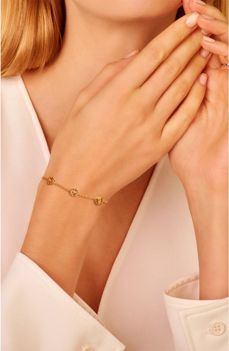 DPT Antwerp Rosie Bracelet, Alternate, color, Yellow 18K Gold Plated