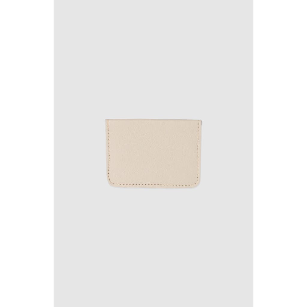 Tah Foldover Wallet In Neutral