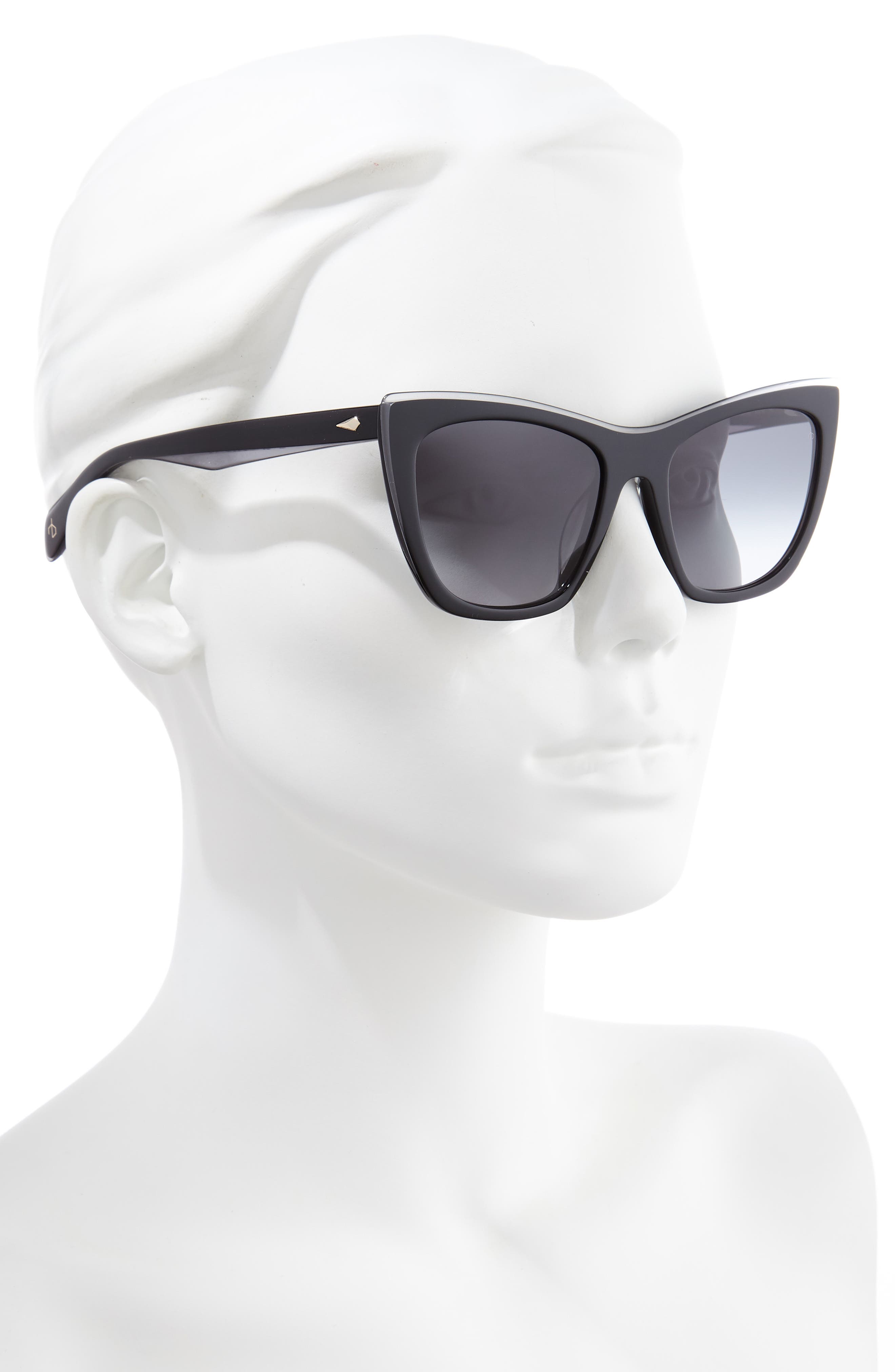 rag & bone 53mm Gradient Cat Eye Sunglasses | Nordstrom