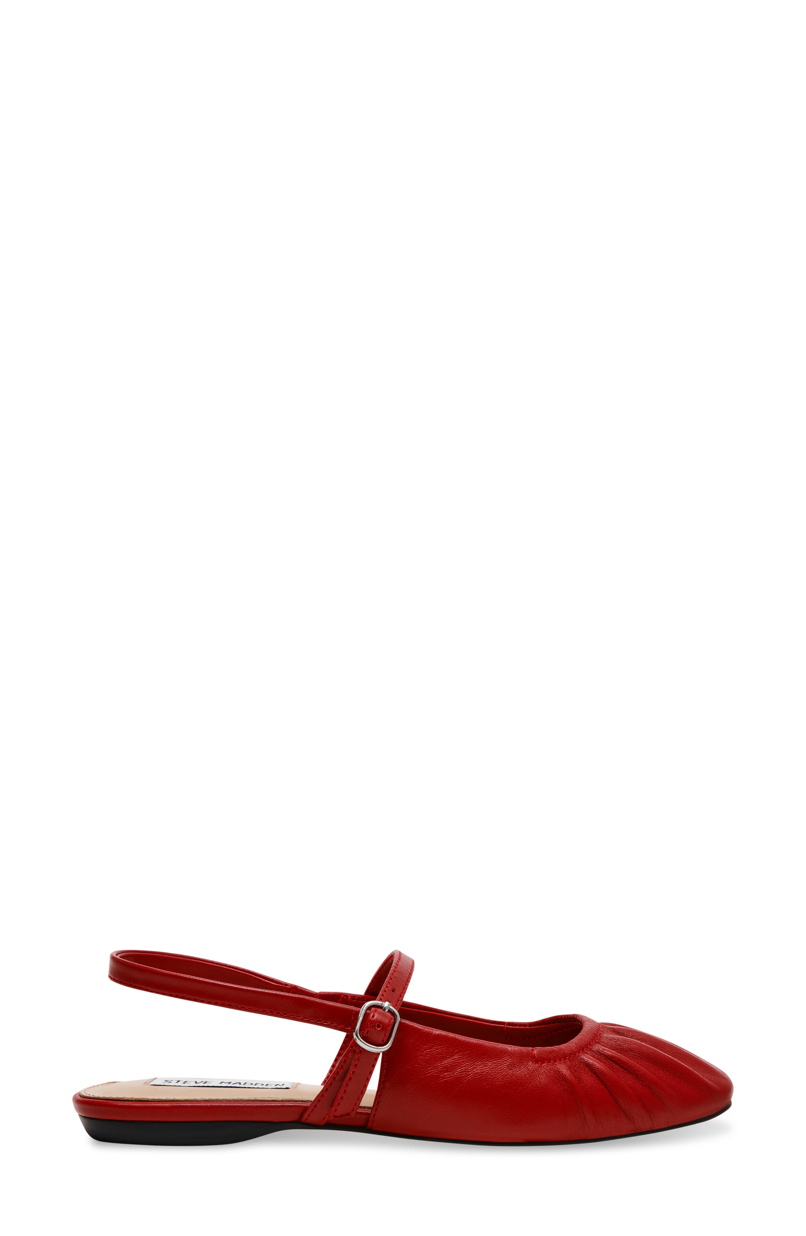 Garson Mary Jane Slingback Flat, Alternate, color, RED LEATHER