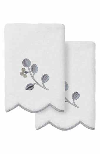 2-Piece Wild Branch Turkish Cotton Fingertip Towel Set