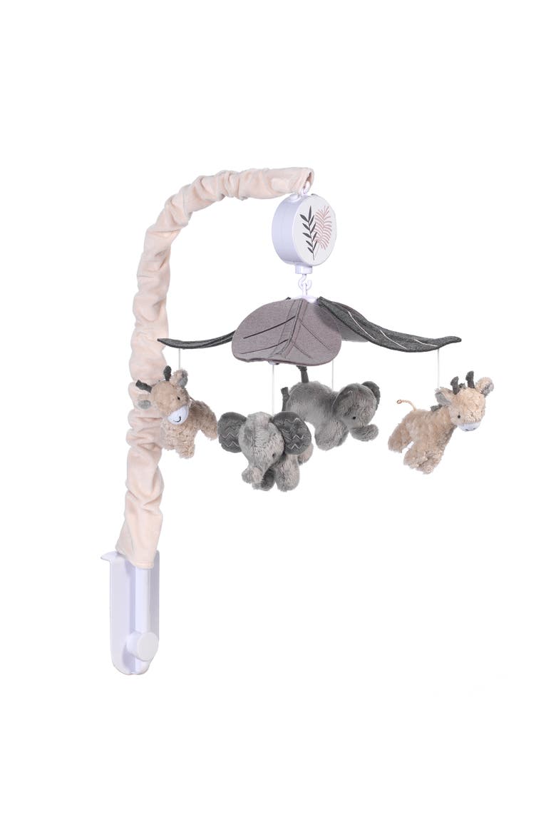Baby Jungle Animals Musical Crib Mobile Soother Toy, Alternate, color, Gray