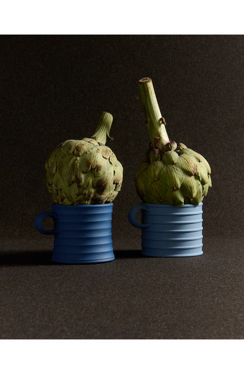 Wedgwood X Jw Anderson Set Of Two Stoneware Mugs In Blue