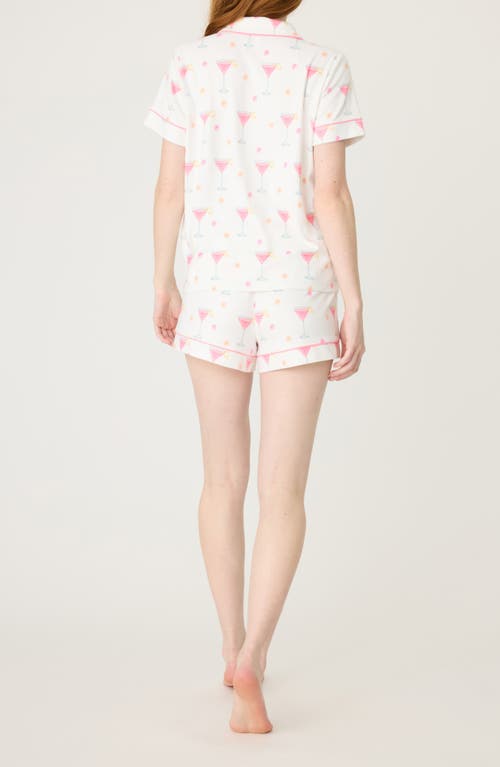 Pj Salvage Tini Time Short Pajamas In White