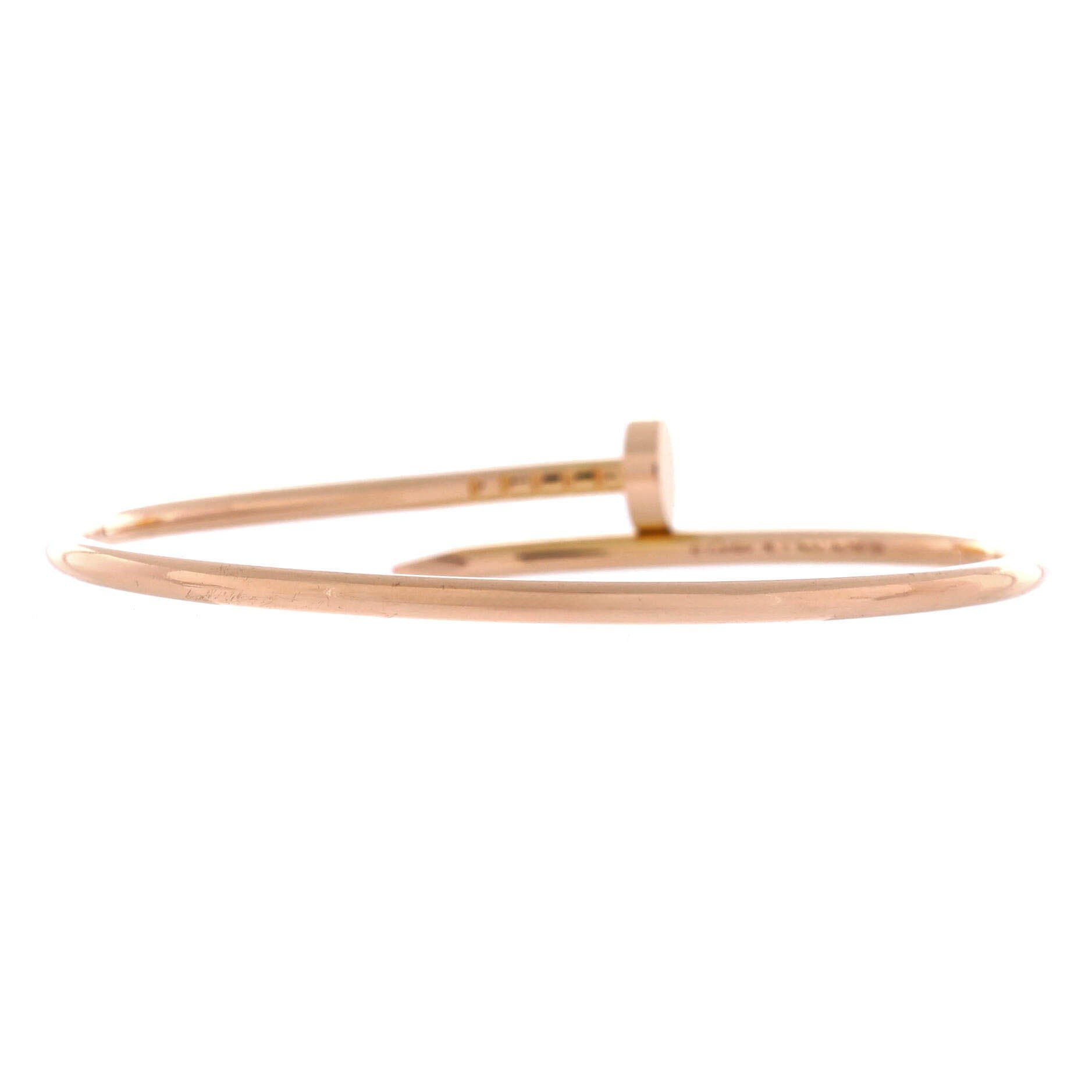 Juste un Clou Bracelet 18K Rose Gold Small, Alternate, color, Metallic Gold