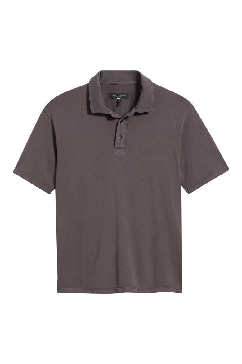 Garment Dye Polo, Alternate, color, COAL GREY
