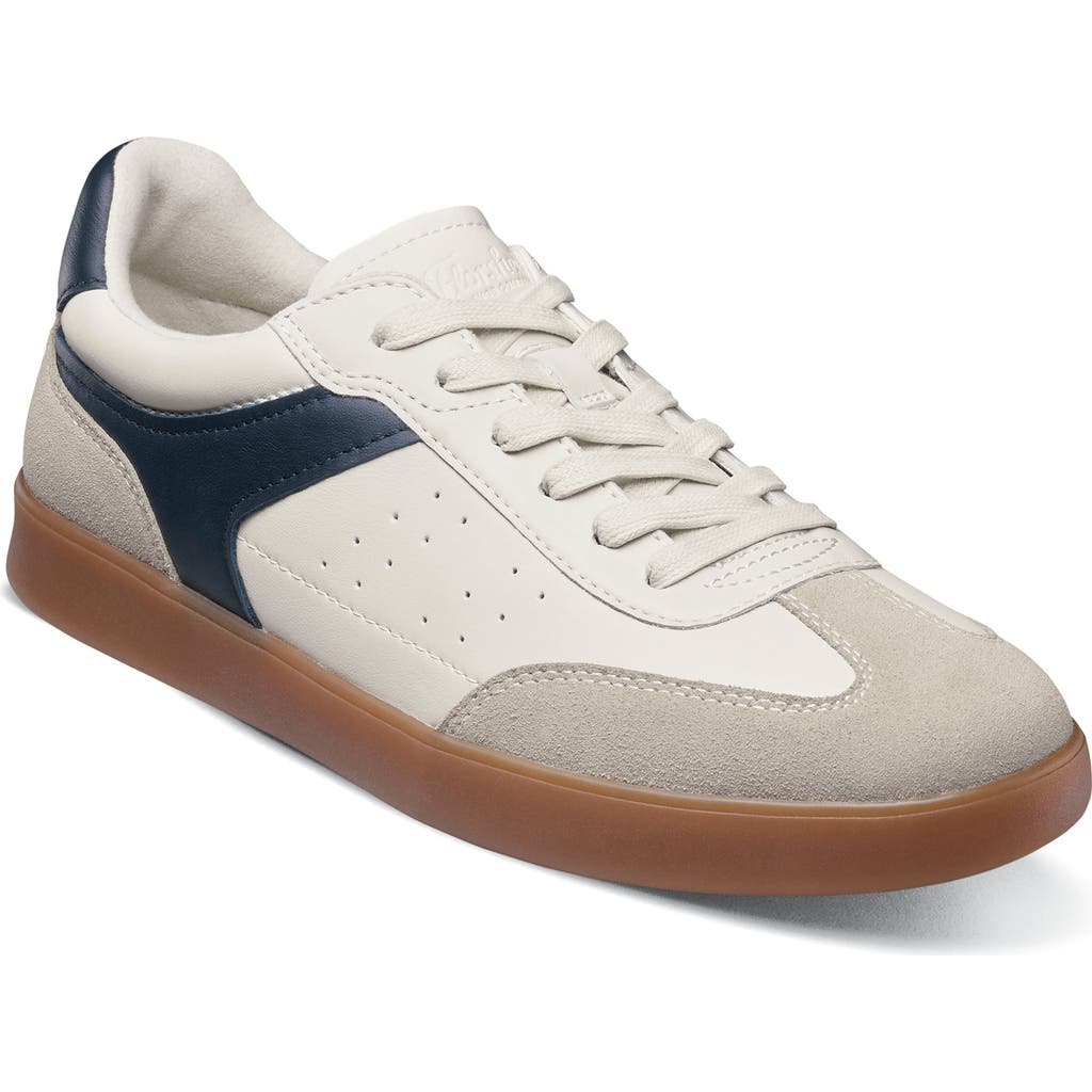 Florsheim Pace T-toe Low Top Leather Sneaker In Multi