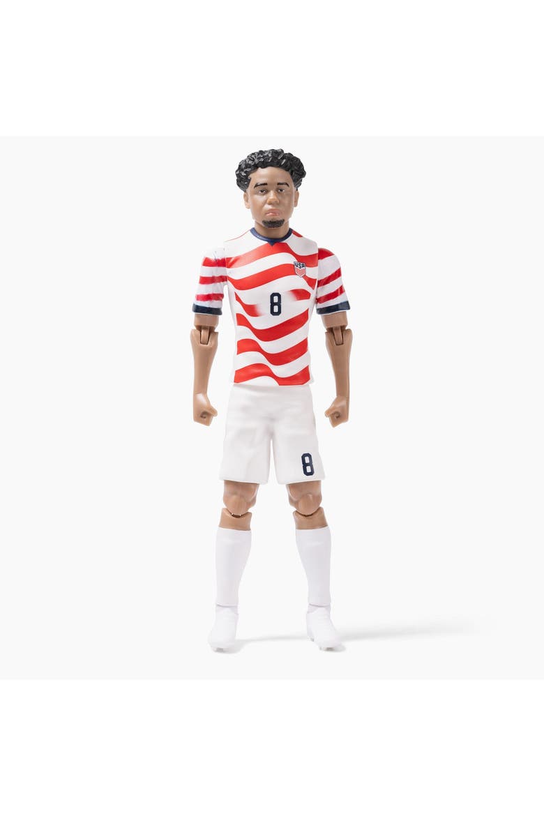 Sockers 2026 USMNT Weston McKennie Home Jersey 8" Soccer Action Figure, Main, color, Red