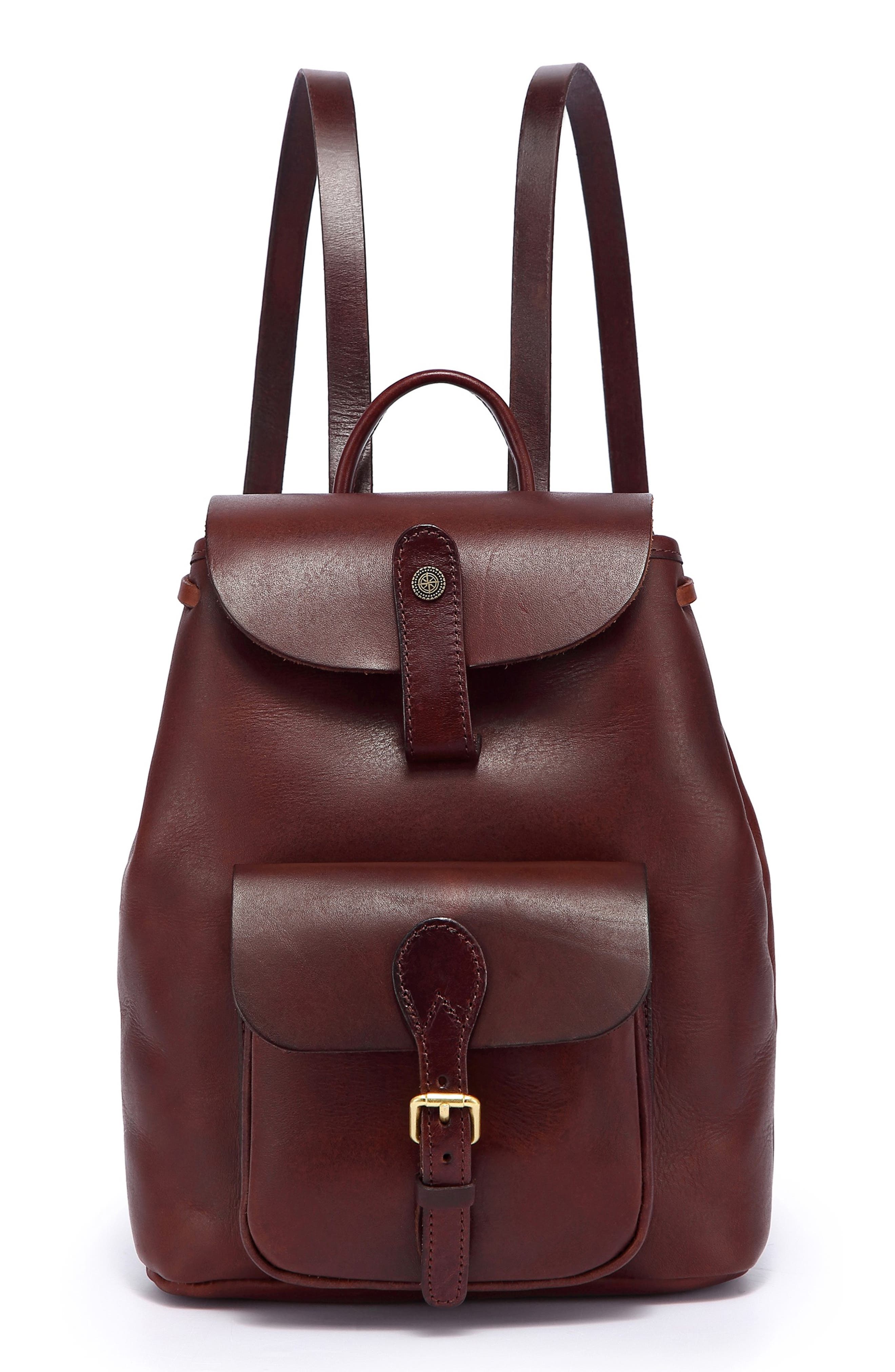 OLD TREND Isla Small Leather Backpack
