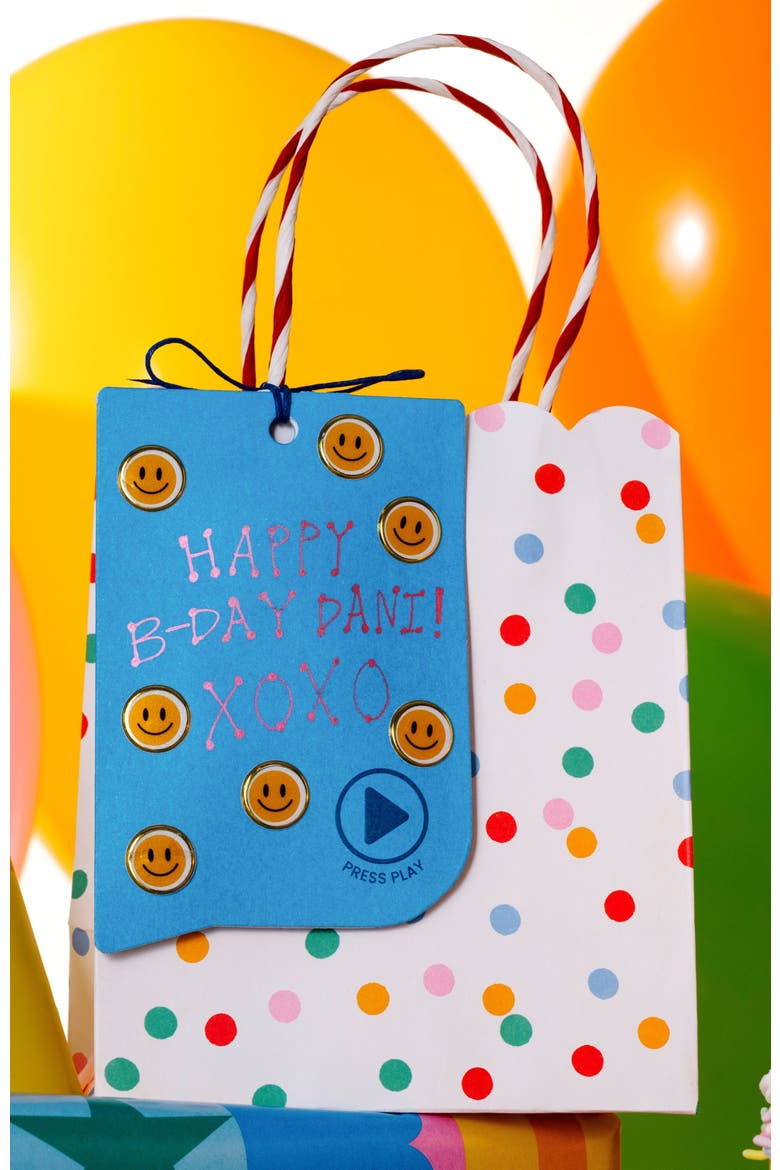 Voice Recordable Gift Tag 4-Pack, Alternate, color, Multicolor