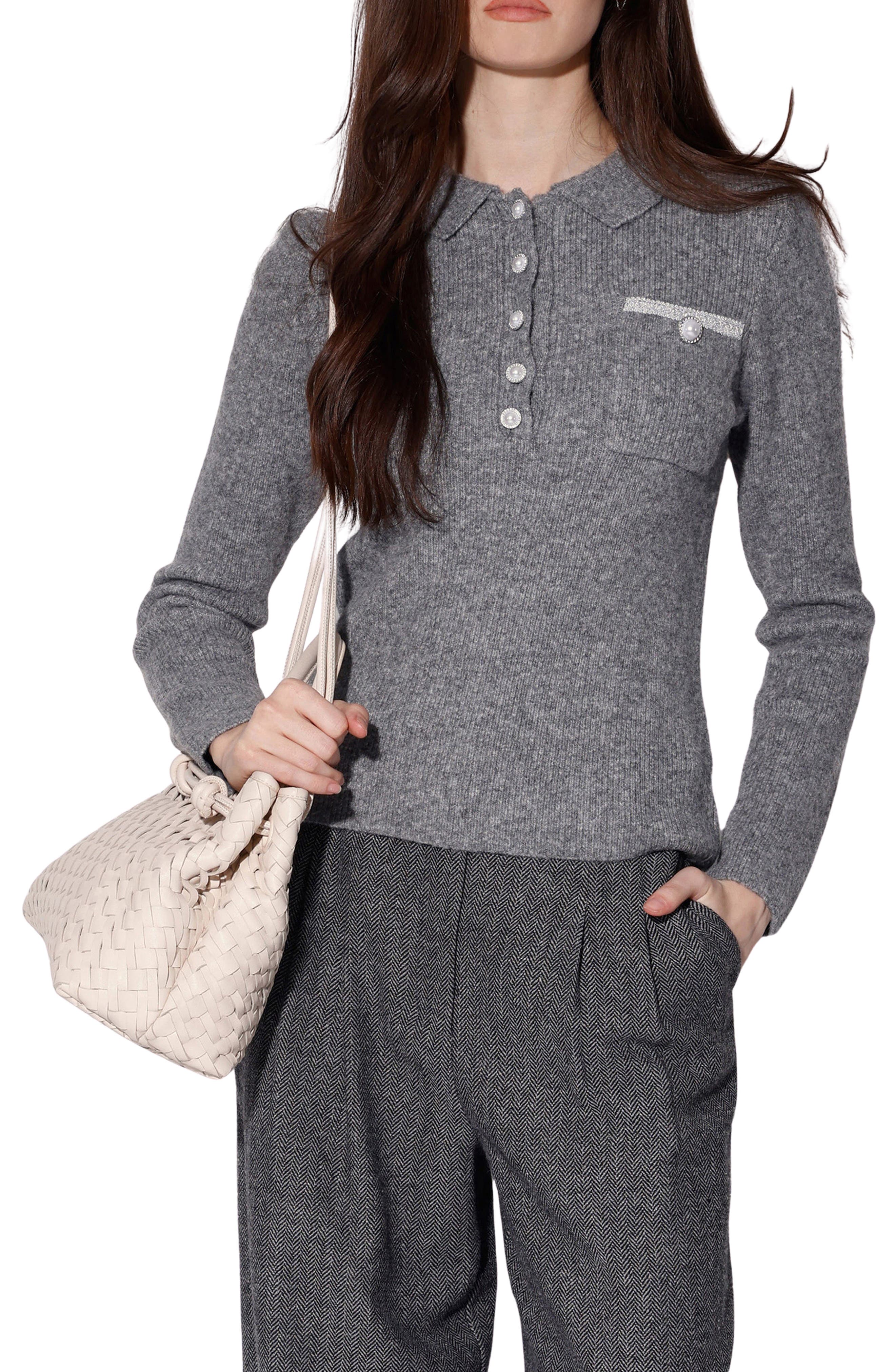 Walter Baker Barry Polo Sweater