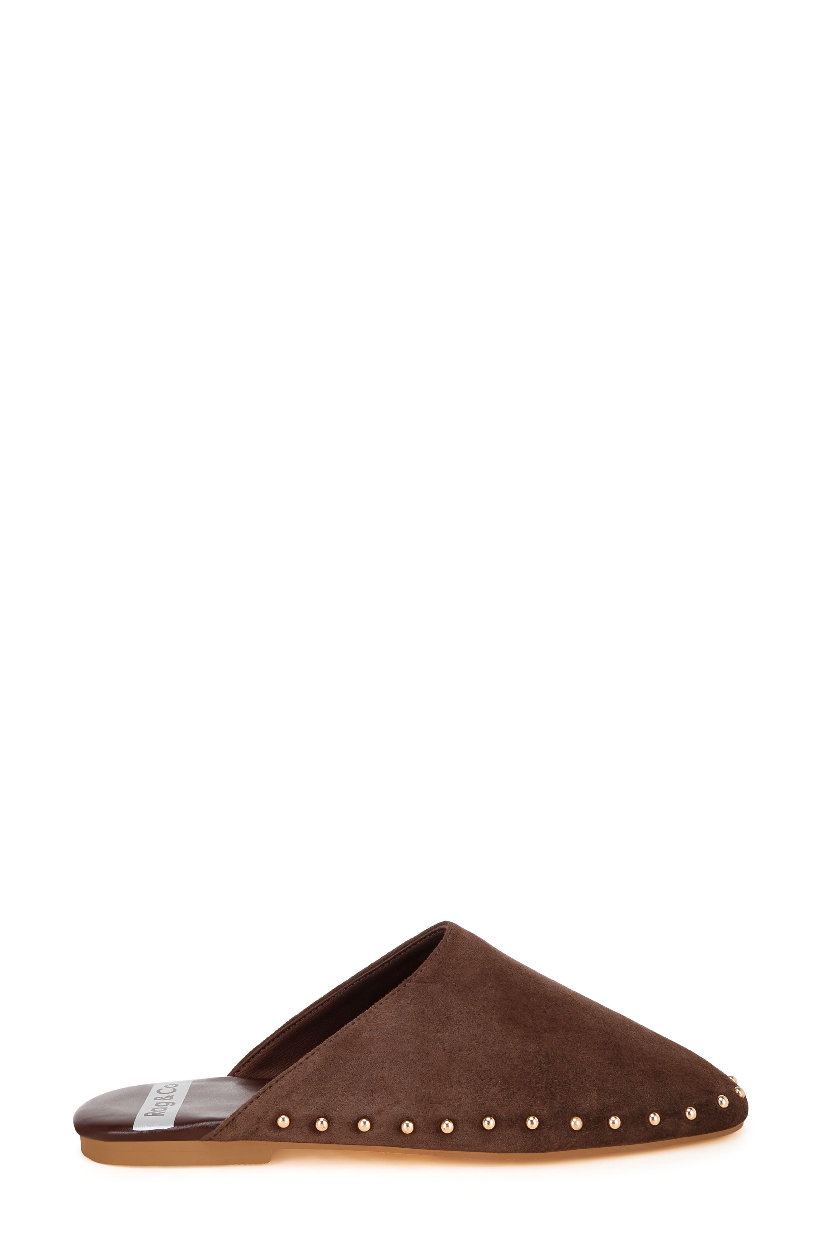 Corbera Studded Mule, Alternate, color, BROWN