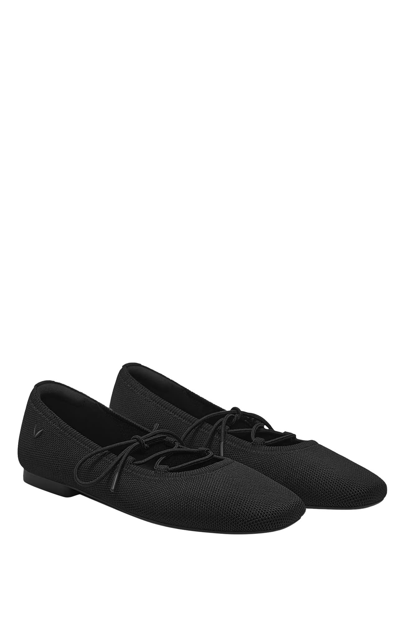 VIVAIA 3 Laces Included Square-Toe Lace-Up Mary Janes, Main, color, Black
