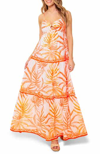 FLYING TOMATO Empire Waist Maxi Dress
