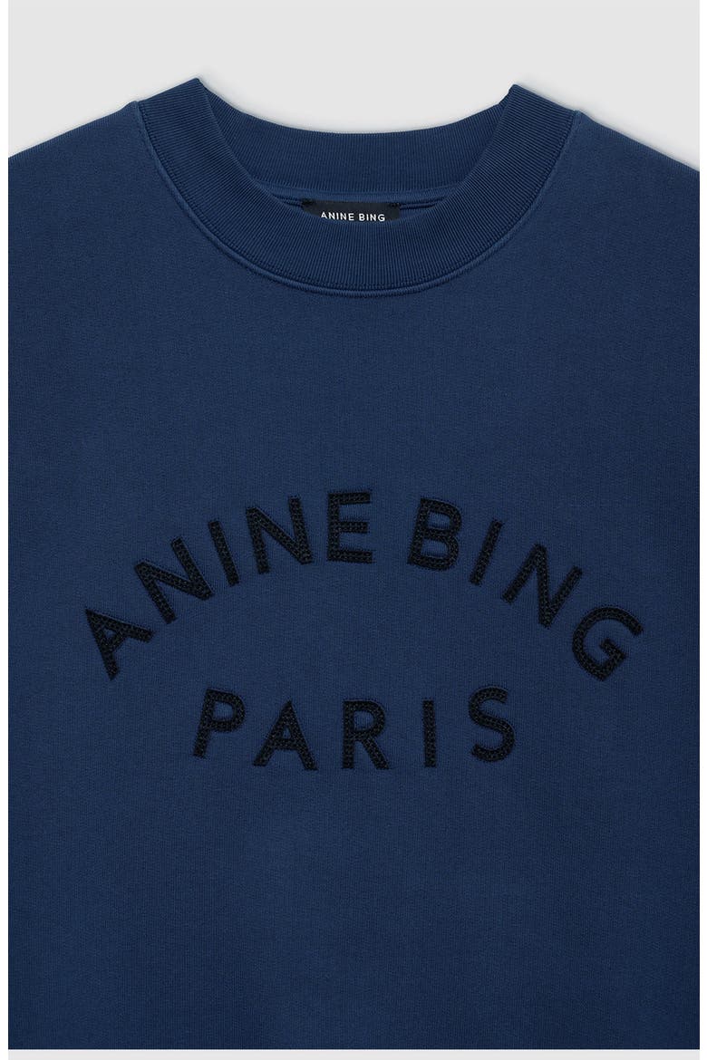 Paris Jaci Sweatshirt, Alternate, color, Washed Navy