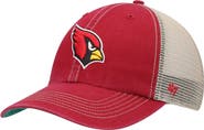 '47 Men's '47 Cardinal/Natural Arizona Cardinals Trawler Trucker Clean Up Snapback Hat