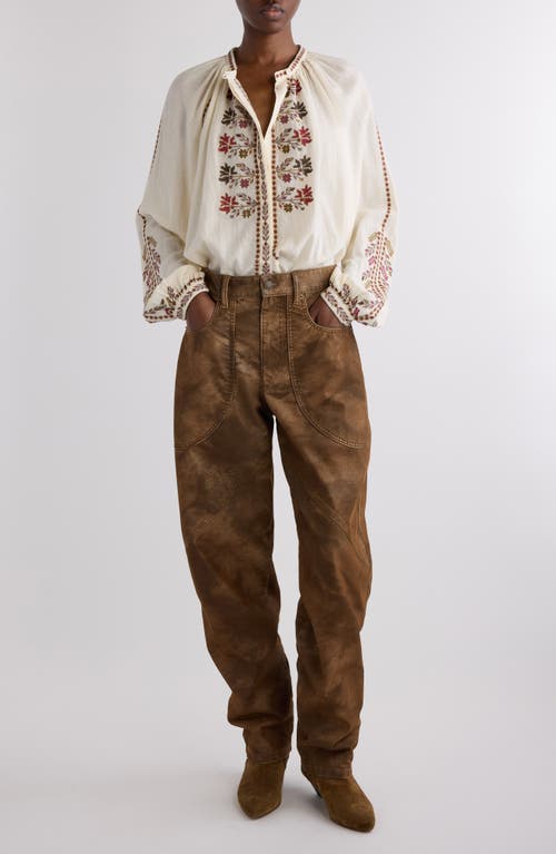 Isabel Marant Étoile Marant Etoile Women Lynne Biologic Cotton Shirt In White