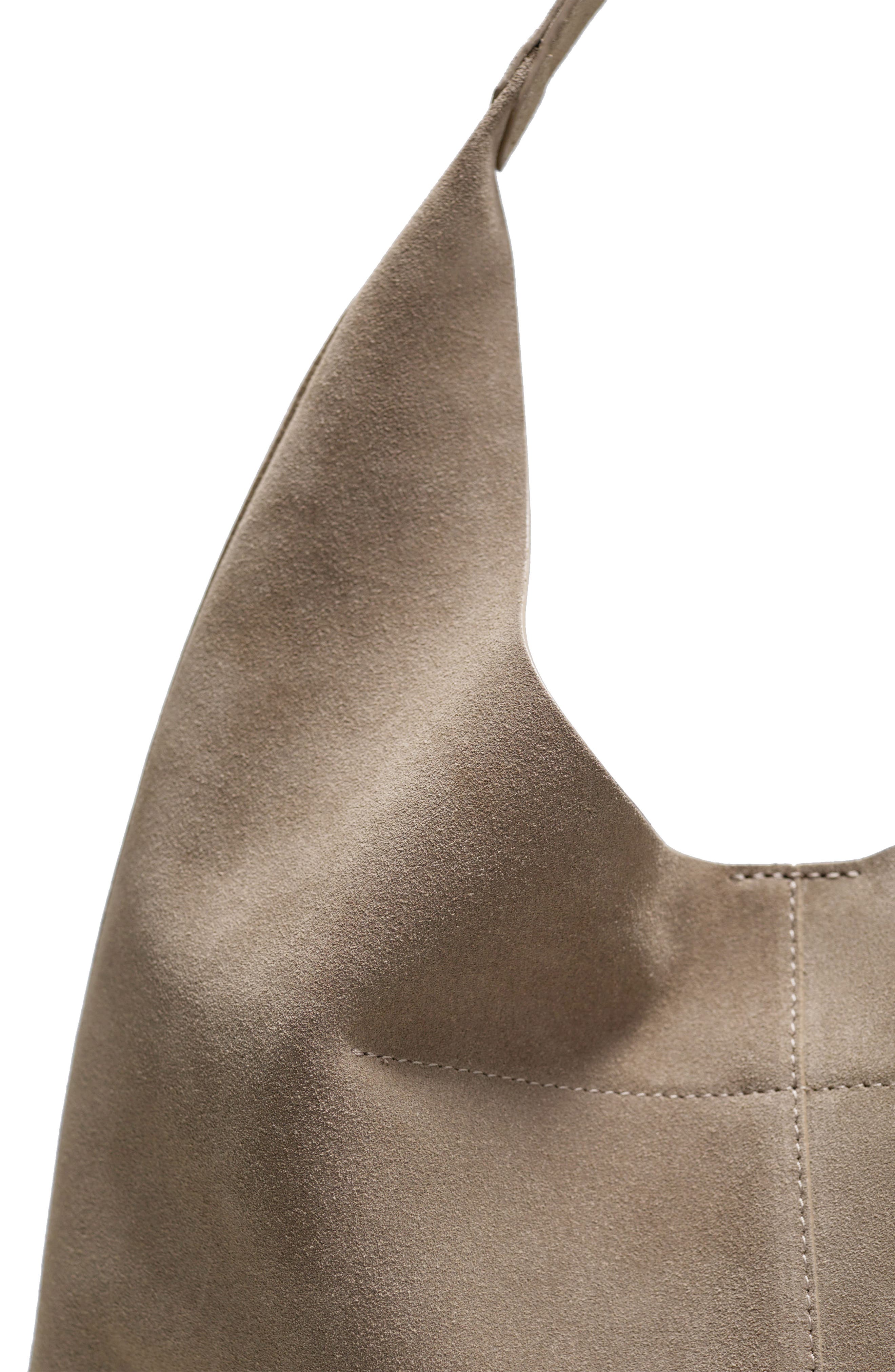 & Other Stories Small Suede Shoulder Bag, Alternate, color, 