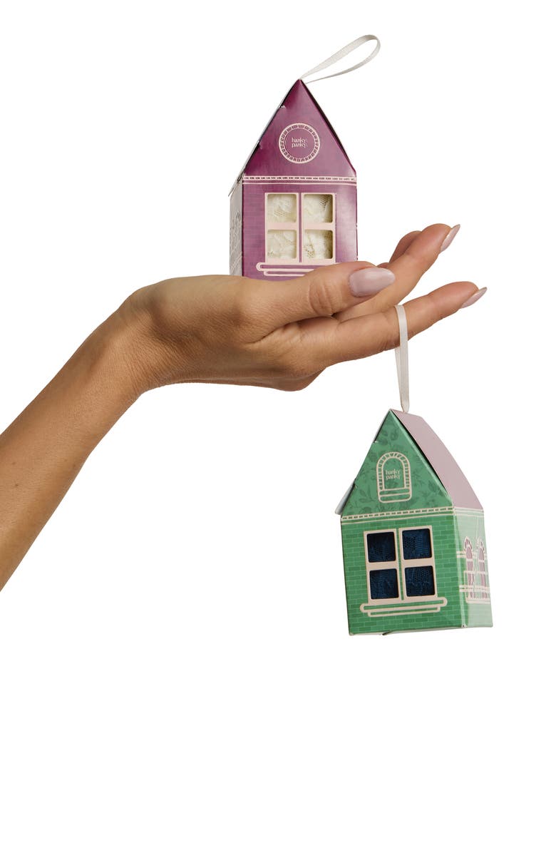 Hanky Panky Gingerbread House Original Rise Thong, Alternate, color, Marshmallow