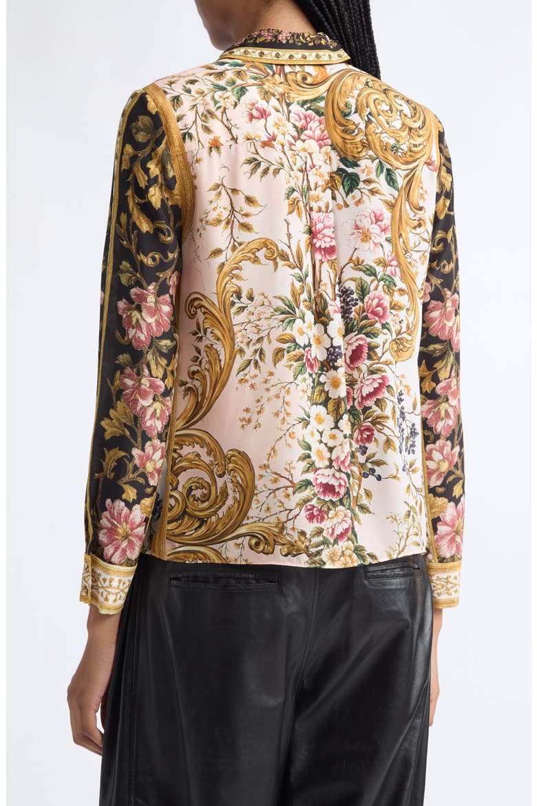 Willa Placket Silk Shirt, Alternate, color, TRUE GRANDEUR
