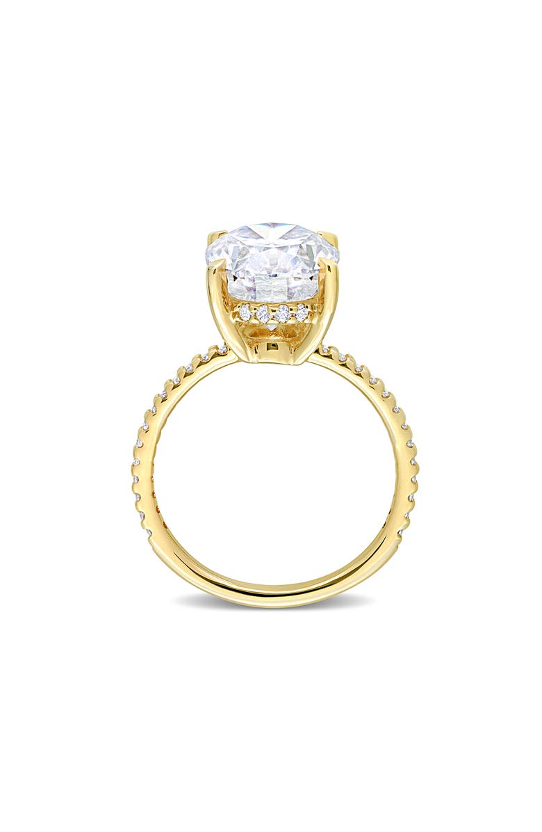 DELMAR Oval Cut Lab-Created Moissanite Ring, Alternate, color, White