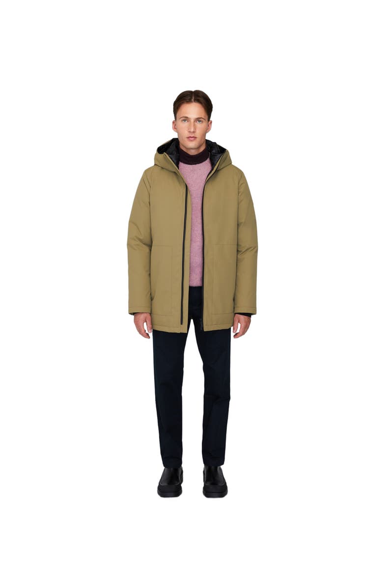 Quartz Co. JULES | Hooded Down Winter Jacket, Alternate, color, Khaki