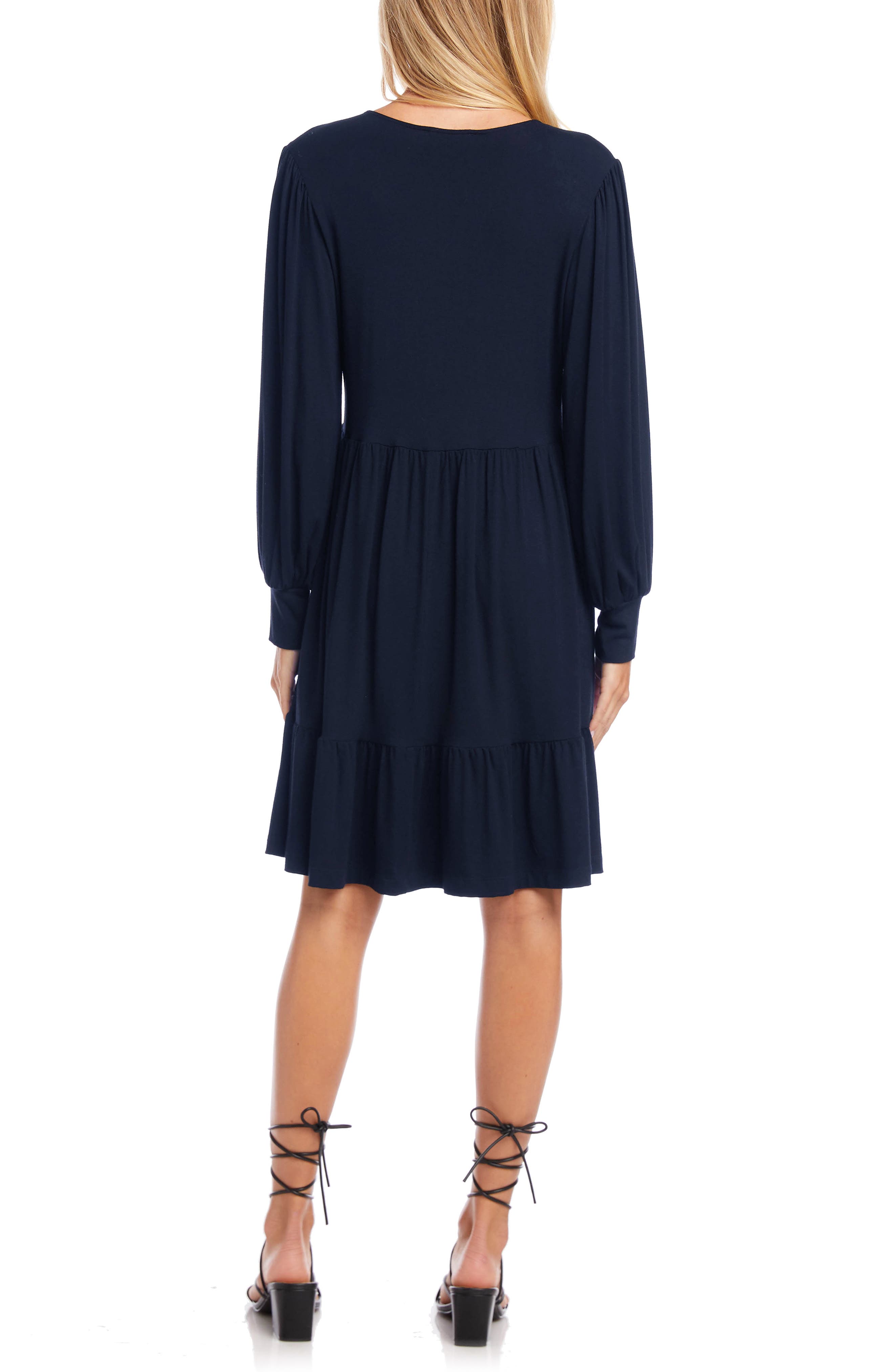 Tiered Long Sleeve Dress - image 4