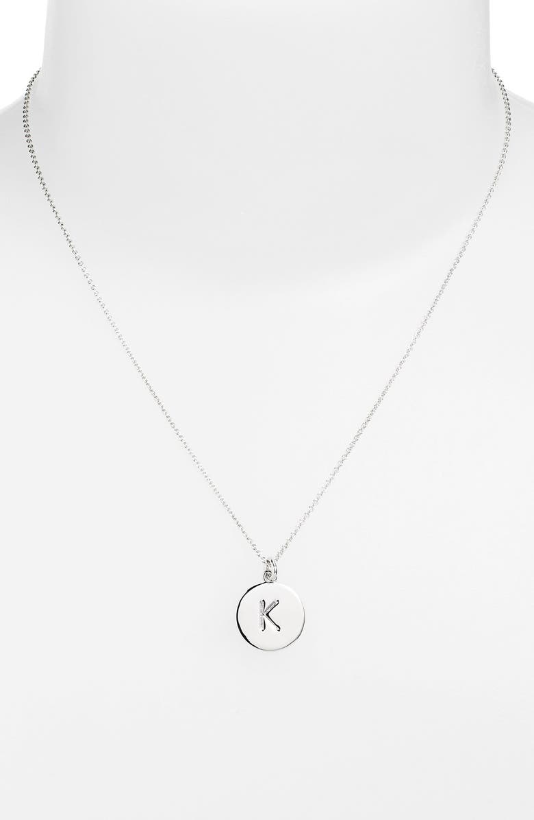 Kate Spade New York 'one in a million' initial pendant necklace, Alternate, color, 