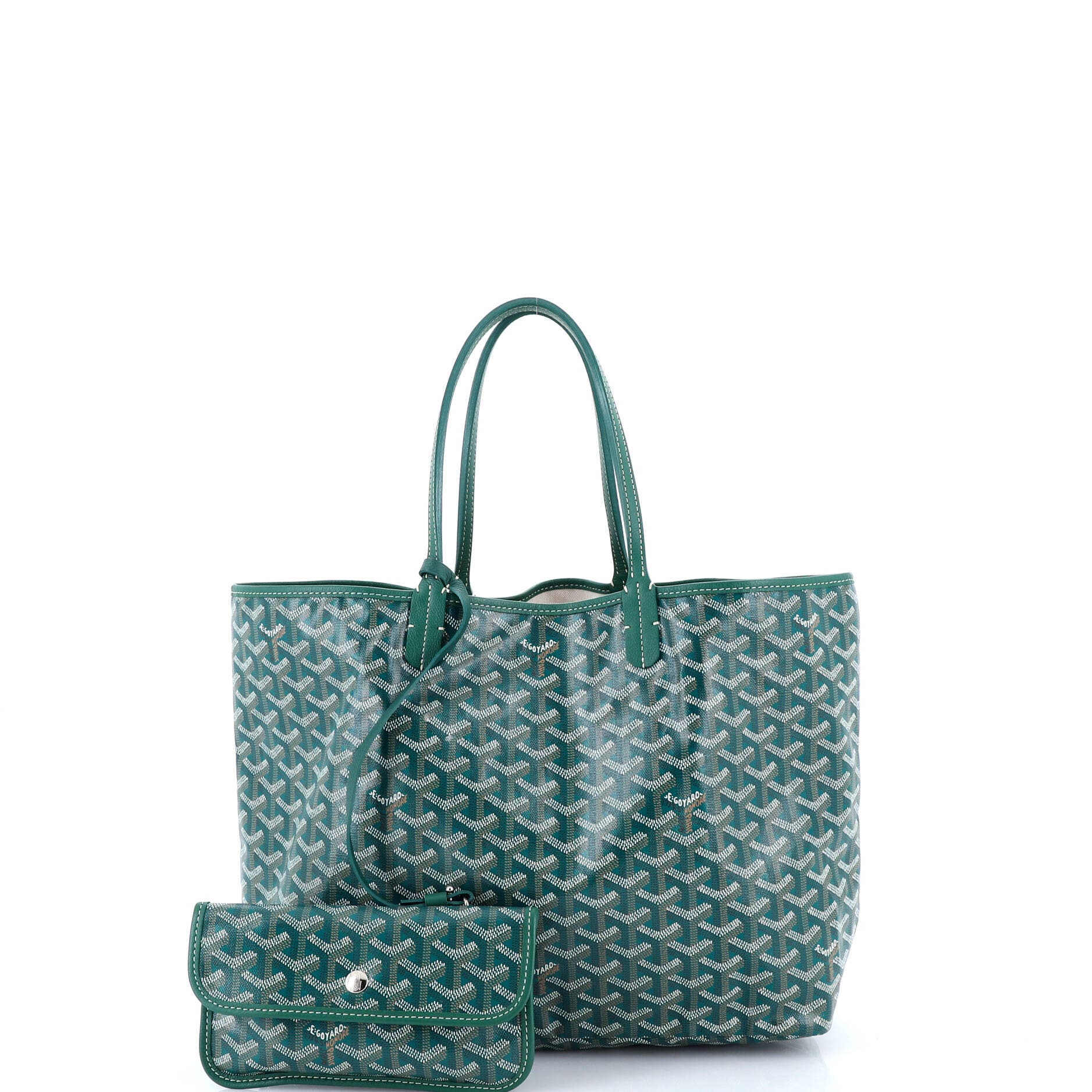 Pre-Owned Goyard Saint Louis Tote Coated Canvas PM, Alternate, color, 