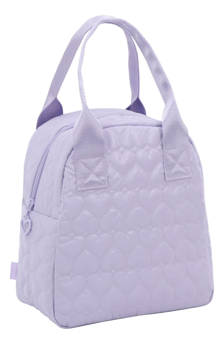 MYTAGALONGS Heart Quilted Foodie Tote, Alternate, color, Lavender