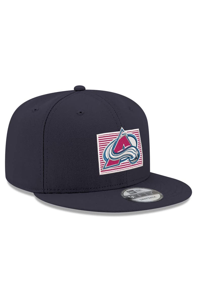 New Era Men's New Era Navy Colorado Avalanche State Pride 9FIFTY Snapback Hat, Alternate, color, Navy