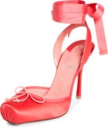 Christian Louboutin Cassia Lace-Up Slingback Pump