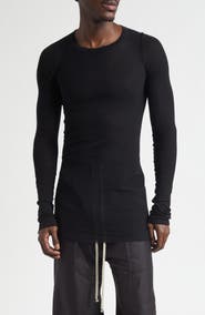 Rick Owens Long Sleeve Rib T-Shirt