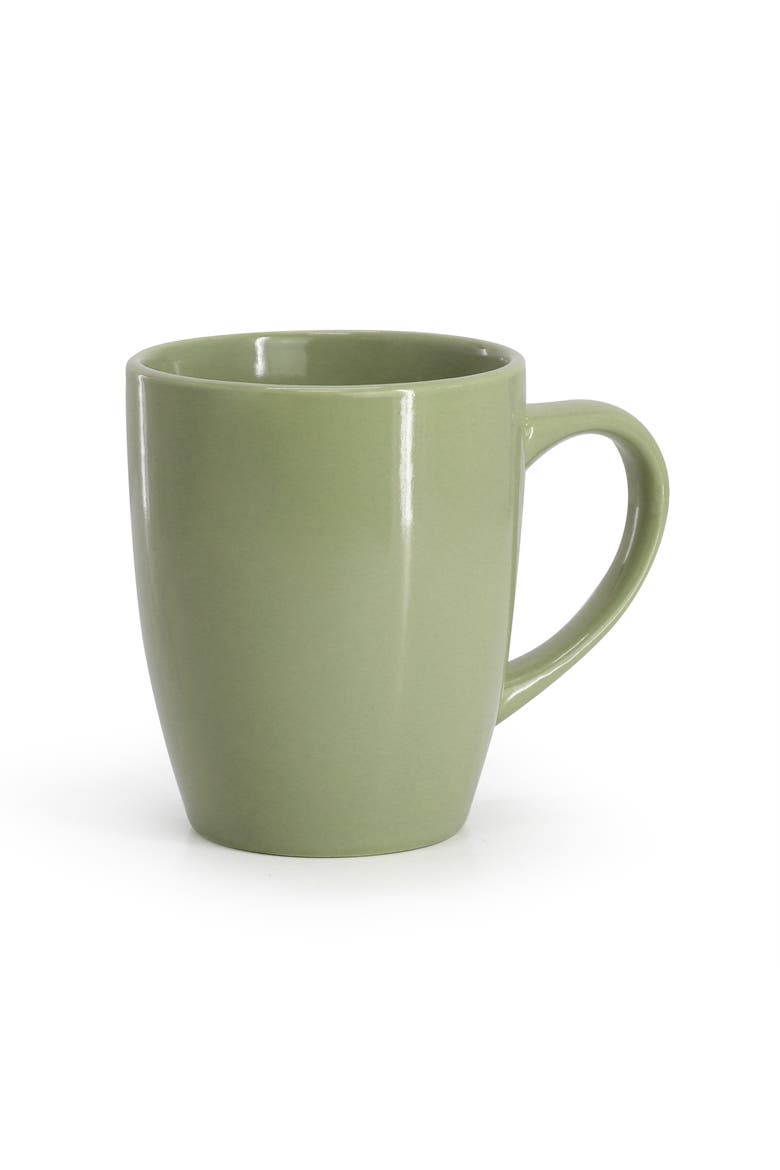 Everyday Plus 12 Piece Stoneware Dinnerware Set, Alternate, color, Green