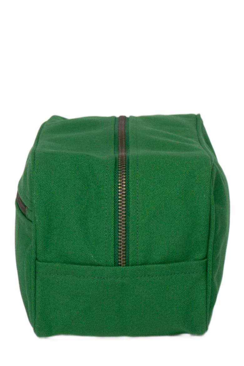 Organic Cotton Toiletry Bag, Alternate, color, Moss Green