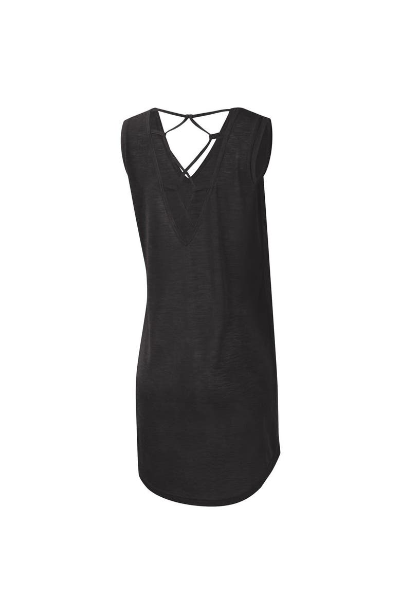 G-III 4HER BY CARL BANKS Women's G-III 4Her by Carl Banks Black New Orleans Saints Game Time Swim V-Neck Cover-Up Dress, Alternate, color, 