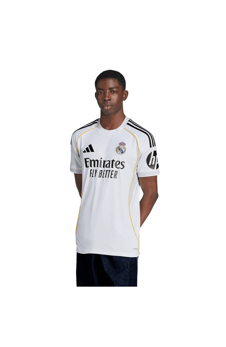 adidas Men's adidas White Real Madrid 2025/26 Home Replica Jersey, Main, color, White