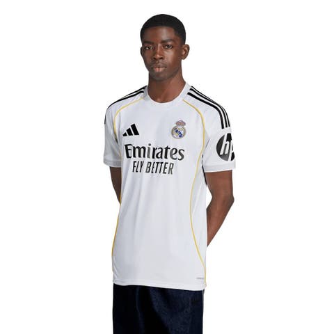 Men's adidas White Real Madrid 2025/26 Home Replica Jersey