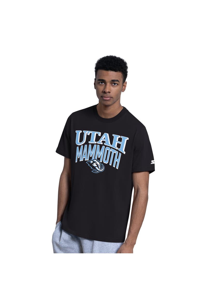 Men's Starter  Black/Heather Gray Utah Mammoth Two-Pack T-Shirt Set, Alternate, color, Black