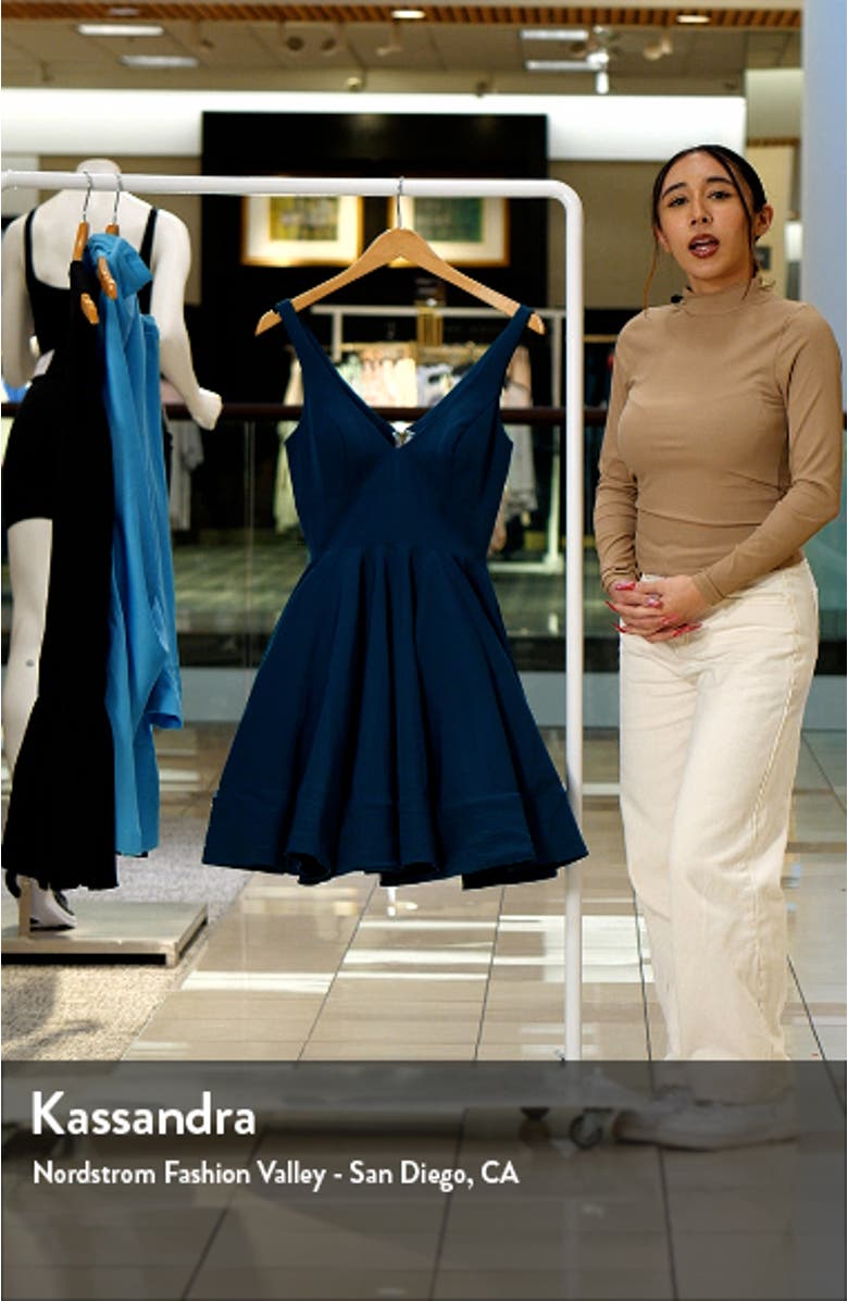 Sequin Fit & Flare Cocktail Dress, sales video thumbnail