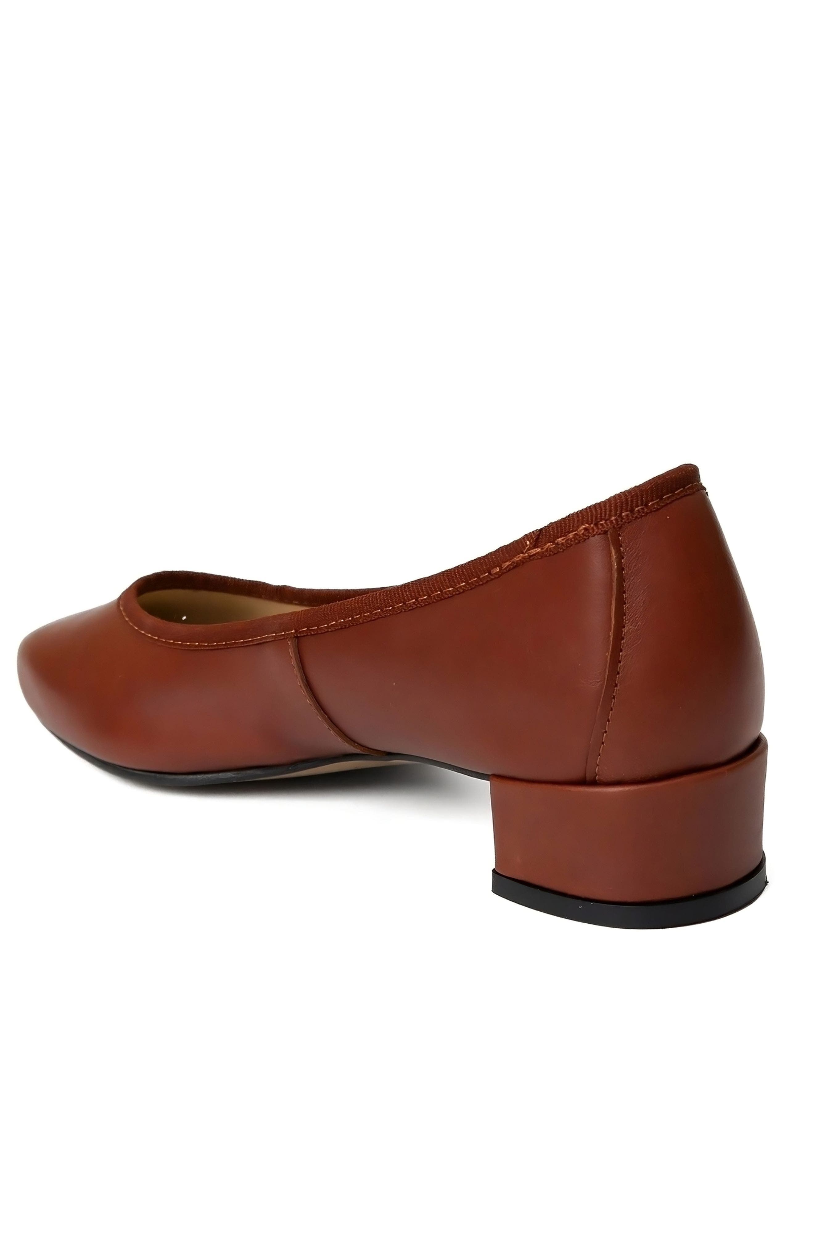 Menina Step Isa Leather Ballet Flat, Alternate, color, Tan